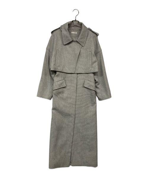 L'Or（ロル）L'Or (ロル) 3way trench coat グレー サイズ:Fの古着・服飾アイテム