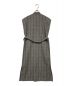 AURALEE (オーラリー) SUMMER WOOL GLEN CHECK ONE-PIECE/サマーウールグレンチェックワンピース グレー：19000円