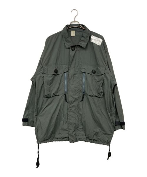 N.HOOLYWOOD（エヌ ハリウッド）N.HOOLYWOOD (エヌ ハリウッド) SHIRT BLOUSON カーキ サイズ:42の古着・服飾アイテム