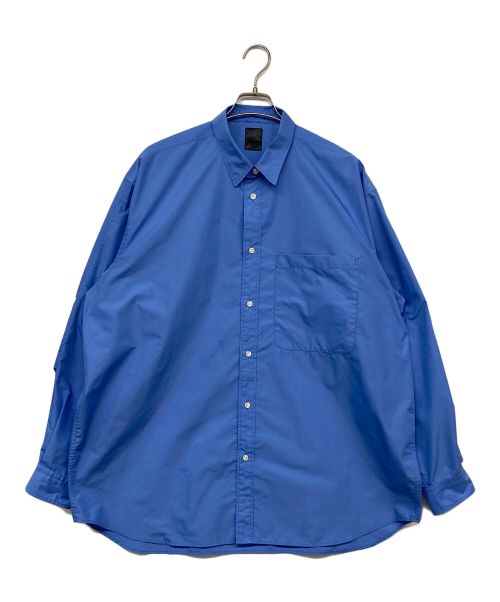 DAIWA PIER39（ダイワ ピア39）DAIWA PIER39 (ダイワ ピア39) TECH REGULAR COLLAR SHIRT L/S SOLID ブルー サイズ:XLの古着・服飾アイテム