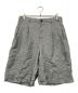 stussy（ステューシー）の古着「Volume Pleated Short Stripe/ハーフパンツ」｜グレー