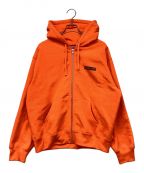 SUPREMEシュプリーム）の古着「Spread Zip Up Hooded Sweatshirt」｜オレンジ