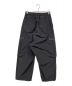 MAISON SPECIAL (メゾンスペシャル) ROYAL AIR VENTILE Wide Cargo Pants/ロイヤルエアベンタイルワイドカーゴパンツ ブラック：13000円