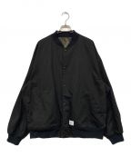 WTAPSダブルタップス）の古着「2024SS TEAM / JACKET / CTPL. TWILL. PRTC」｜ブラック×カーキ