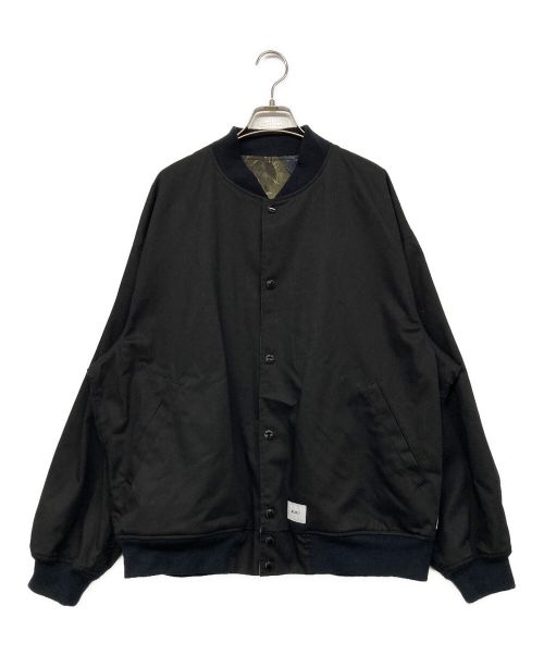 WTAPS（ダブルタップス）WTAPS (ダブルタップス) 2024SS TEAM / JACKET / CTPL. TWILL. PRTC ブラック×カーキ サイズ:X03の古着・服飾アイテム