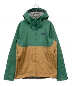 Patagoniaパタゴニア）の古着「Torrentshell 3L Jacket/トレントシェル 3L・レイン・ジャケット」｜ブラウン×グリーン