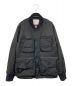 WHITE MOUNTAINEERING（ホワイトマウンテ二アニング）の古着「PRIMALOFT X WINDSTOPER RIBBED COLLAR COVERALL JACKET/カバーオール」｜ブラック