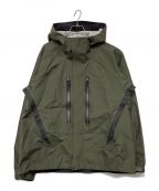 and wanderアンドワンダー）の古着「2.5L hiker rain jacket」｜グリーン