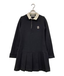 HER LIP TO（ハーリップトゥ）の古着「Polo Pleated Mini Dress」｜ブラック