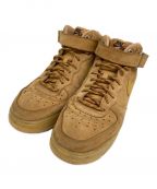 NIKEナイキ）の古着「NIKE AIR FORCE 1 MID ‘07」｜ベージュ