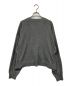 ENFOLD (エンフォルド) WAVE DRAPE CARDIGAN/ウェーブドレープカーディガン グレー サイズ:38：10000円