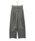 CINOH（チノ）の古着「TW TWILL HIGH WAIST TWO TUCK PANTS」｜グレー