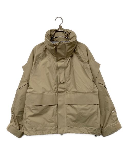 HYKE（ハイク）HYKE (ハイク) PERTEX(R) SHELL JACKET ベージュ サイズ:１の古着・服飾アイテム