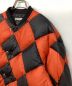 中古・古着 NEIGHBORHOOD (ネイバーフッド) CHECKER DOWN JACKET ブラック×オレンジ サイズ:M：70000円