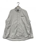 NEIGHBORHOODネイバーフッド）の古着「STRIPE SHIRT LS」｜ホワイト