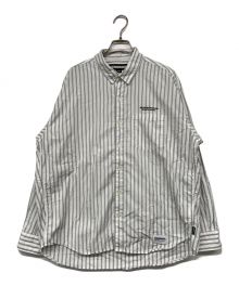 NEIGHBORHOOD（ネイバーフッド）の古着「STRIPE SHIRT LS」｜ホワイト