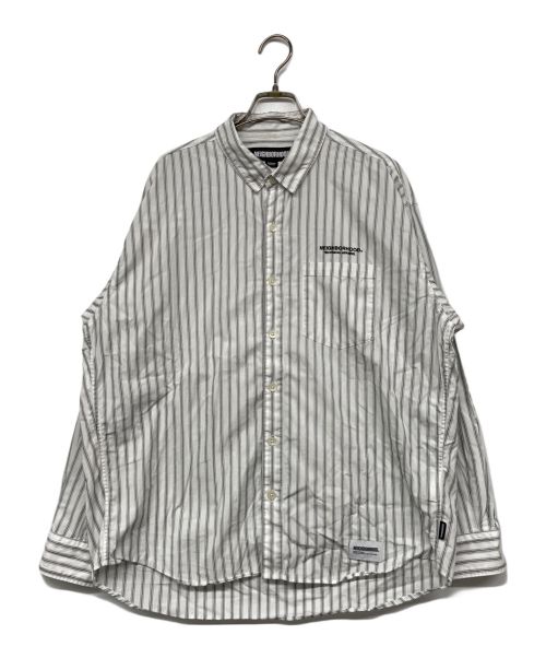 NEIGHBORHOOD（ネイバーフッド）NEIGHBORHOOD (ネイバーフッド) STRIPE SHIRT LS ホワイト サイズ:Mの古着・服飾アイテム