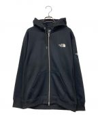 THE NORTH FACEザ ノース フェイス）の古着「SQUARE LOGO FULL ZIP/スクエアロゴフルジップ パーカー」｜ブラック