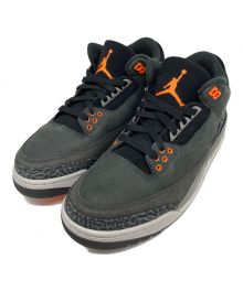 NIKE（ナイキ）の古着「Air Jordan 3 Retro」｜グレー×オレンジ