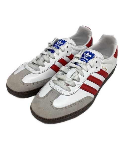 adidas（アディダス）adidas (アディダス) SAMBA OG/サンバ オージー レッド×ホワイト サイズ:23.5の古着・服飾アイテム