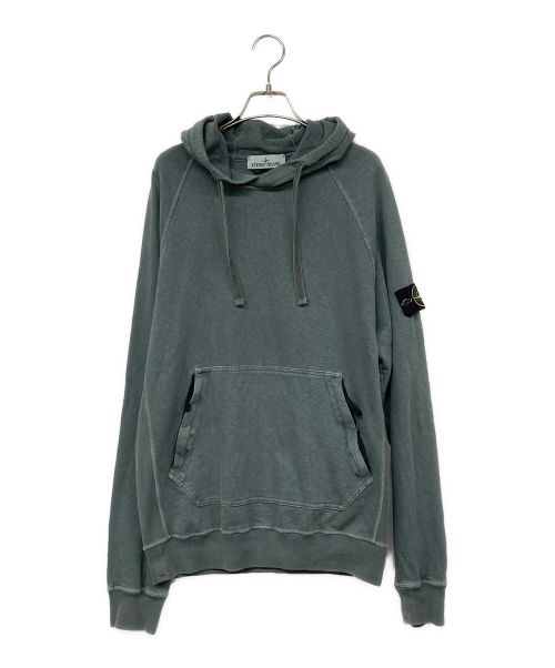 STONE ISLAND（ストーンアイランド）STONE ISLAND (ストーンアイランド) 21SS Patch Hoodie グリーン サイズ:Lの古着・服飾アイテム