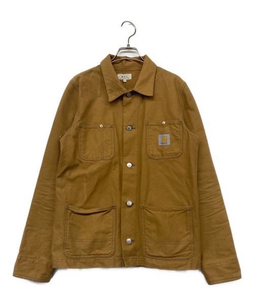 A.P.C.（アーペーセー）A.P.C. (アーペーセー) CarHartt (カーハート) カバーオール ベージュ サイズ:XSの古着・服飾アイテム