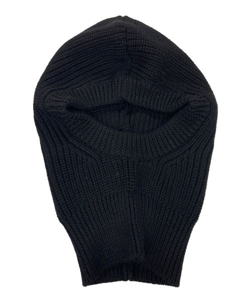 JOHN LAWRENCE SULLIVAN（ジョン ローレンス サリバン）JOHN LAWRENCE SULLIVAN (ジョン ローレンス サリバン) RIB KNIT BALACLAVA ブラック サイズ:0Sの古着・服飾アイテム