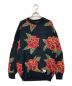 WACKO MARIA（ワコマリア）の古着「flower Jacquard Sweater」｜ブラック