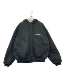 COOTIE PRODUCTIONS（クーティープロダクツ）の古着「OX Hoodie Blouson」｜ブラック