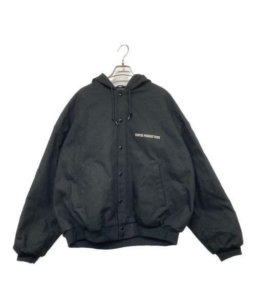 COOTIE PRODUCTIONS（クーティープロダクツ）COOTIE PRODUCTIONS (クーティープロダクツ) OX Hoodie Blouson ブラック サイズ:Mの古着・服飾アイテム