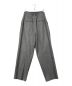 Mame Kurogouchi (マメクロゴウチ) Wool Flannel Wide Tapered Trousers グレー サイズ:3 未使用品：50000円