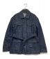 DRIES VAN NOTEN（ドリスヴァンノッテン）の古着「Belted denim jacket」｜ネイビー