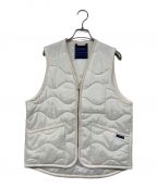 LAVENHAM×YLEVEラベンハム×イレーヴ）の古着「キルティングベスト/ ZIPPED GILET」｜ホワイト