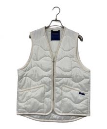 LAVENHAM×YLEVE（ラベンハム×イレーヴ）の古着「キルティングベスト/ ZIPPED GILET」｜ホワイト