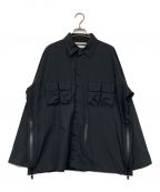 F/CE.エフシーイー）の古着「PERTEX WATERPROOF HUNTING SHIRT」｜ブラック