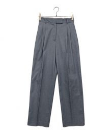 AMeLIE（アメリ）の古着「REFINE DOUBLE TUCK PANTS」｜ブルー