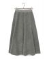 ADAWAS（アダワス）の古着「DOUBLE-FACED KNIT FLARED SKIRT」｜グレー