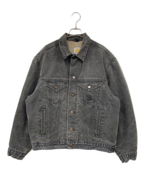 CarHartt（カーハート）CarHartt (カーハート) SANDSTONE JEAN JACKET グレー サイズ:LARGEの古着・服飾アイテム