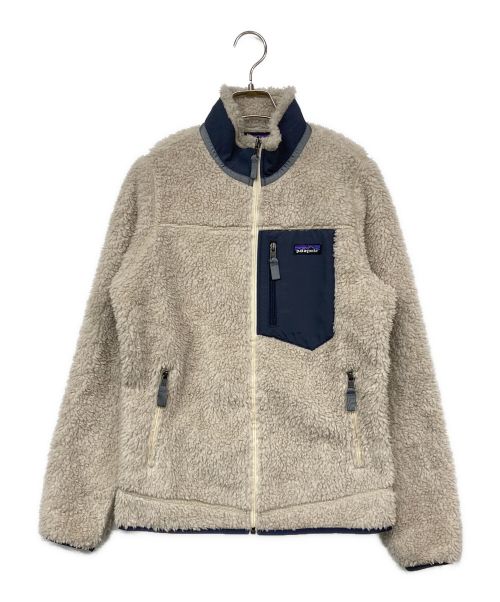 Patagonia（パタゴニア）Patagonia (パタゴニア) ウィメンズ・クラシック・レトロX・ジャケット アイボリー×グレー サイズ:Mの古着・服飾アイテム