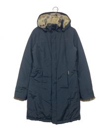 WOOLRICH（ウールリッチ）の古着「ラビットファー ダウンコート」｜ネイビー