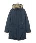 WOOLRICH（ウールリッチ）の古着「ラビットファー ダウンコート」｜ネイビー