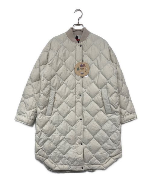 NANGA（ナンガ）NANGA (ナンガ) RIB COLLAR QUILTED DOWN COAT W/リブカラーキルテッドダウンコート アイボリー サイズ:W/S 未使用品の古着・服飾アイテム