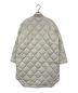 NANGA (ナンガ) RIB COLLAR QUILTED DOWN COAT W/リブカラーキルテッドダウンコート アイボリー サイズ:W/S 未使用品：24000円