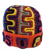 SUPREMEシュプリーム）の古着「Yarn Applique Beanie/ヤーンアップリケビーニー」｜オレンジ