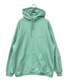 BALENCIAGA WARDROBE（バレンシアガ ワードローブ）の古着「LOGO HOODIE MEDIUM FI/ロゴフーディ」｜ミント