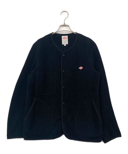 DANTON（ダントン）DANTON (ダントン) FLEECE COLLARLESS JACKET ブラック サイズ:42の古着・服飾アイテム