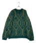 ANTHEM A（アンセム エー）の古着「ALPACA WOOL INTASIA KNIT PULLOVER/」｜グリーン