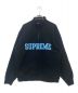 SUPREME（シュプリーム）の古着「Collegiate Half Zip Pullover/ハーフジップスウェット」｜ブラック