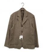 M TO Rムウトアール）の古着「BOXY SINGLE BREASTED JACKET/ボクシーシングルブレステッドジャケット」｜ブラウン