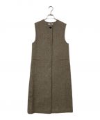 H BEAUTY&YOUTHエイチ ビューティー&ユース）の古着「MOKU TWEED GILET/ジレ」｜グレー